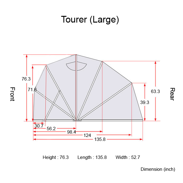 motorcycle cover tourer large the bike shield